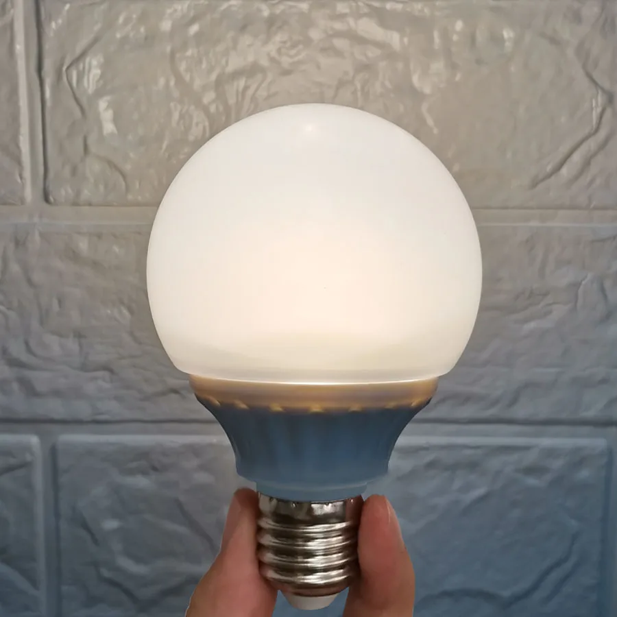 Warm White AC85-265V 5W Bulb E27 light bulbs white incandescent bulb e27 Bubble wedding road lead makeup photographic mirror headlights - Цвет: Warm White