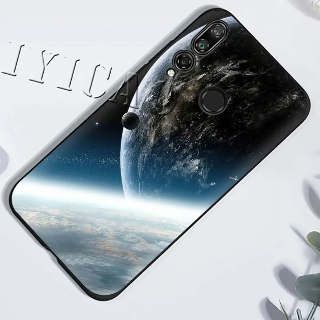 Moon Stars Planet Back Soft Case for Honor 6A 7A Pro 7C 5.99in 7X 8 Lite 8X 8c 9 10 9X Note 20 View | Мобильные телефоны и
