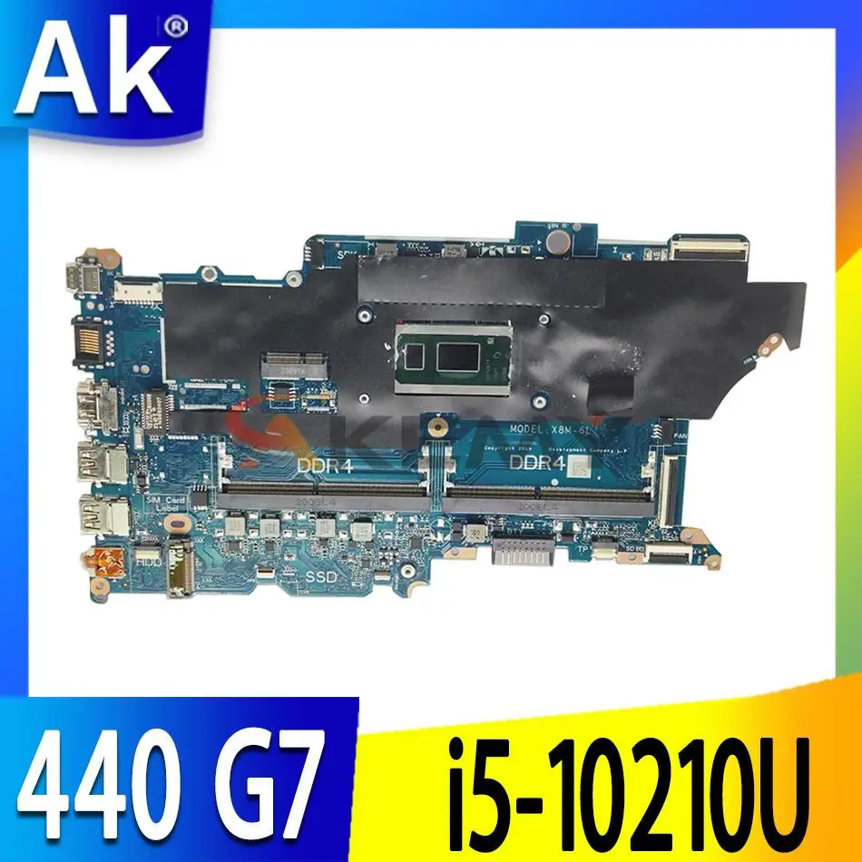 

L78085-601 L78085-001 For HP ProBook 440 G7 450 G7 Laptop motherboard DA0X8MMB6D0 X8M MAINBOARD W/ i5-10210U 100% Fully Tested
