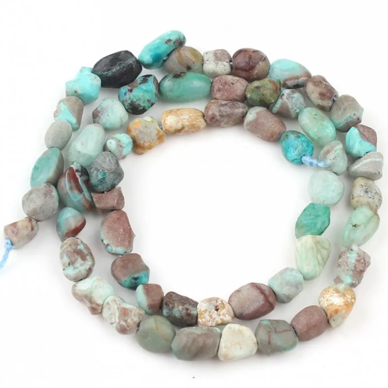 5-8 мм естественный неправильной формы Феникс бирюзы свободные каменные бусины