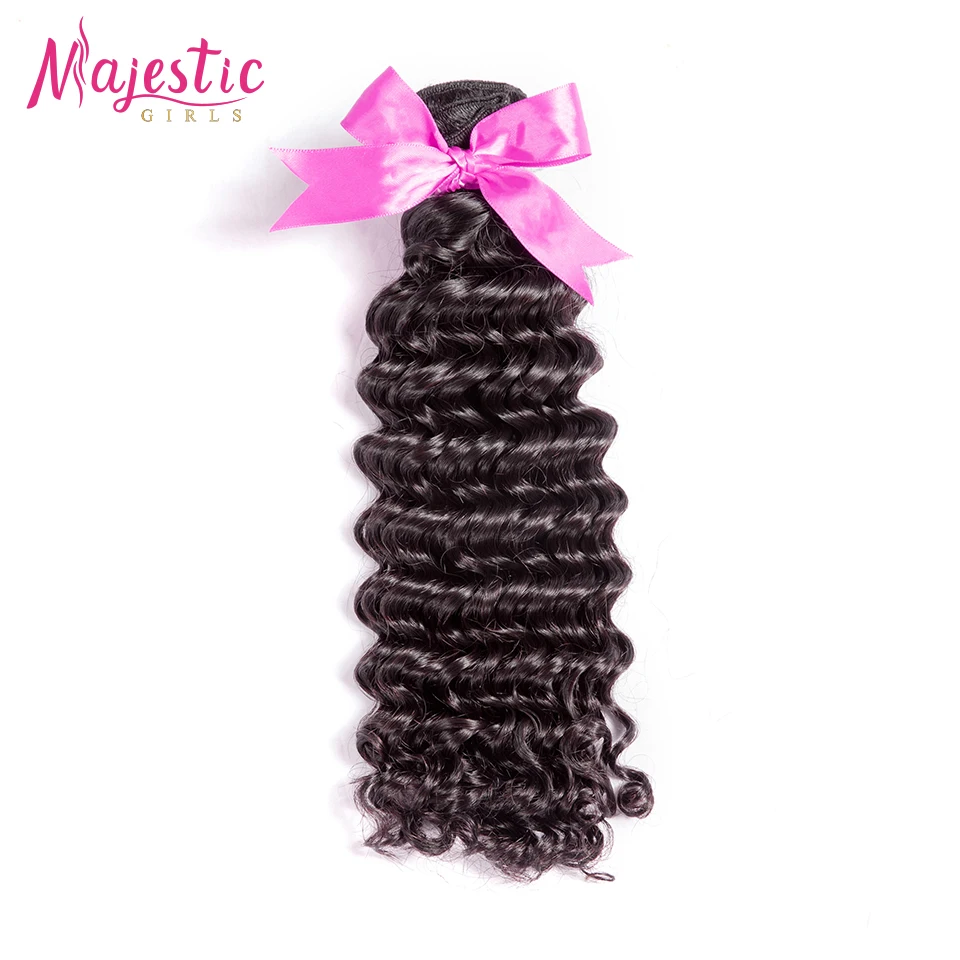 

OneCut Hair Deep Wave 10-32 Inch P Malaysian Remy Hair Natural Color 3PCS 100% Human Hair Weave Bundles 34 Inch Bundles