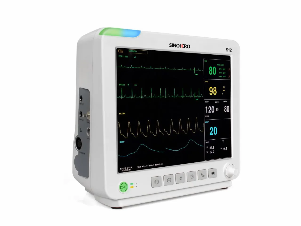 

SINOHERO Made CE ISO Approved Hospital Multi-parameter Monitor ICU Hospital Patient Monitoring Equipment