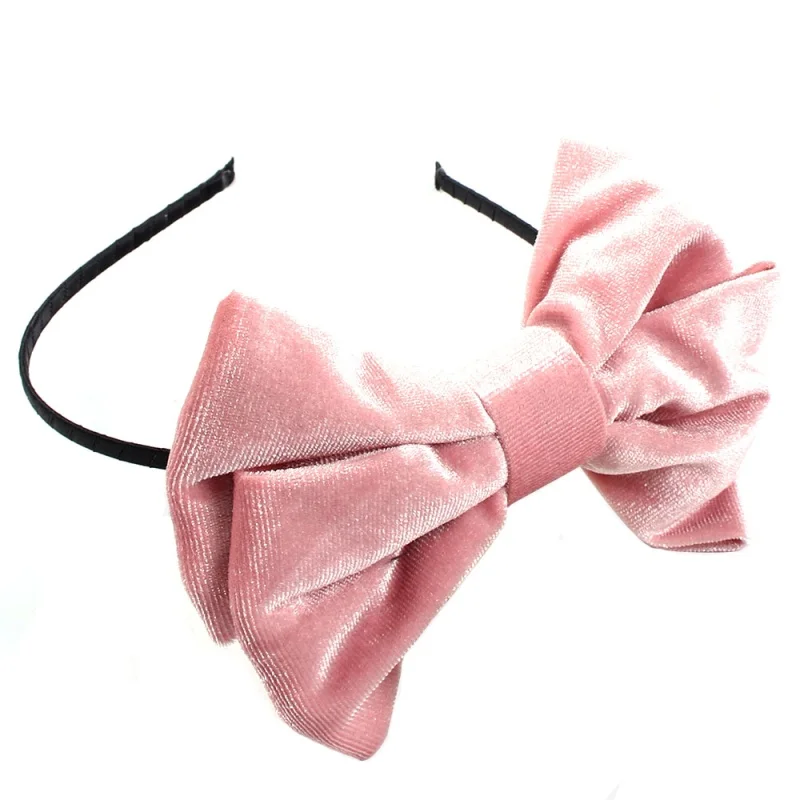 Бархатная ZA повязка на голову с бантом для женщин и девочек модная ювелирное