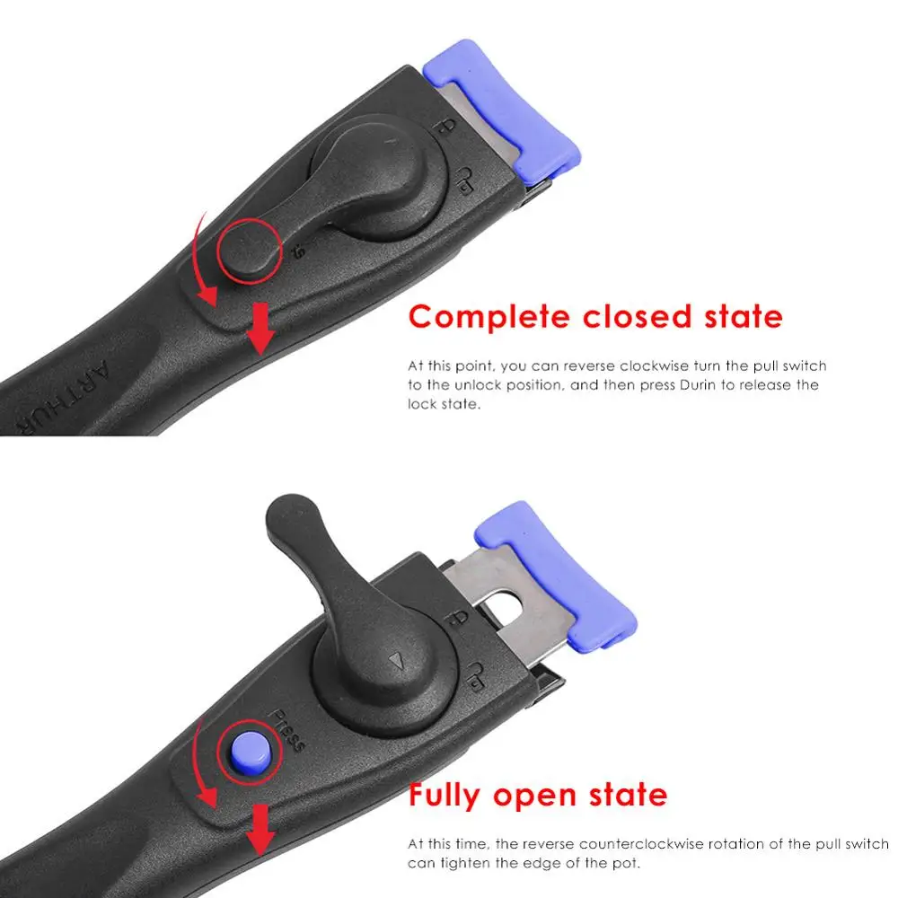 Съемная ручка для сковороды разборный зажим кастрюли кухни инструменты посуды