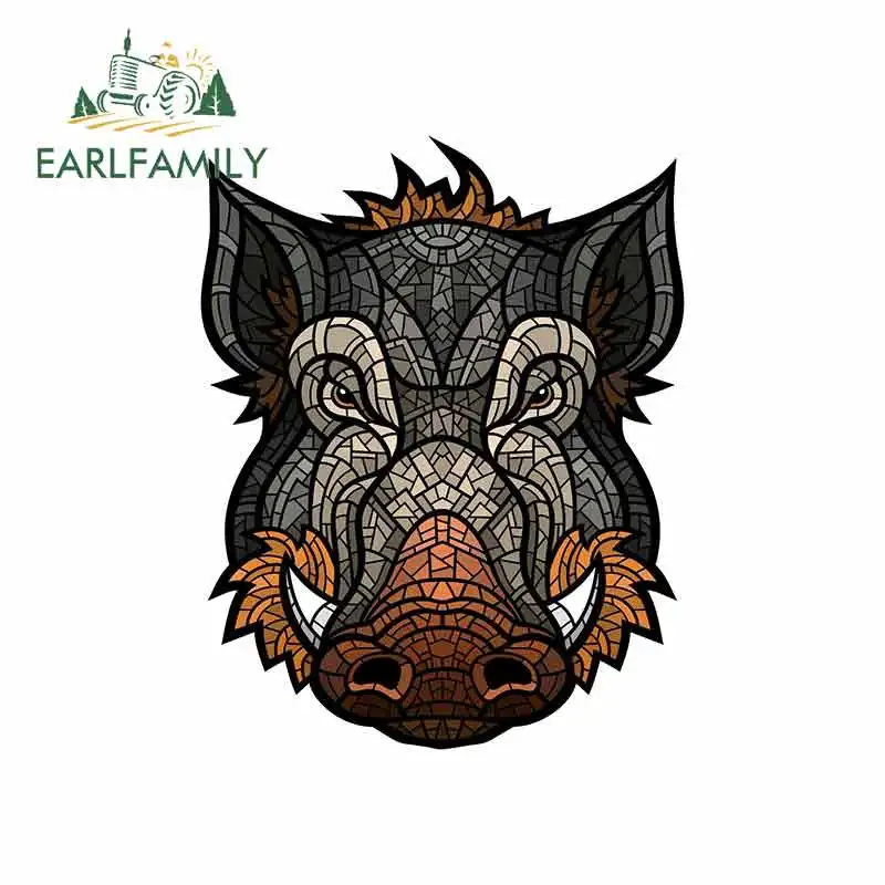 EARLFAMILY 13 см x 10 5 для мозаики кабан Граффити стикер тянущий цветок винтажные