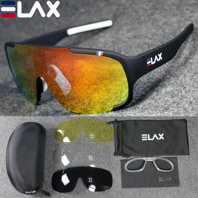 ELAX бренд 4 Lenes новые модные наружные велосипедные очки Mtb спортивные солнцезащитные очки для велоезды UV400 велосипед велосипедные очки