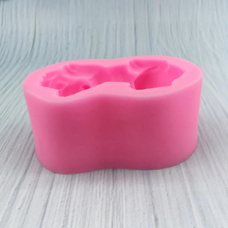 3D большой размер мягкая фотоглина форма для ледяного мусса желе десерта торта