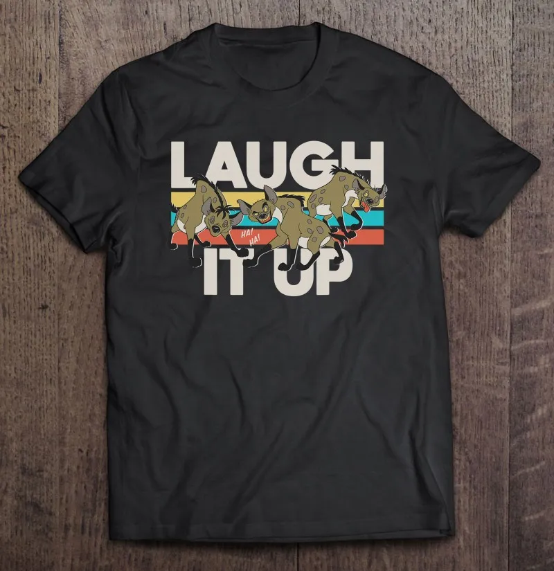 Лев Футболка Король гиена смех It Up 90S футболка оверсайз с топами шутки новинки 2021