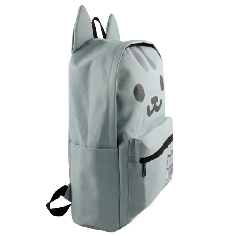 Новинка Лидер продаж аниме Неко Atsume рюкзак из парусины кошка на заднем дворе