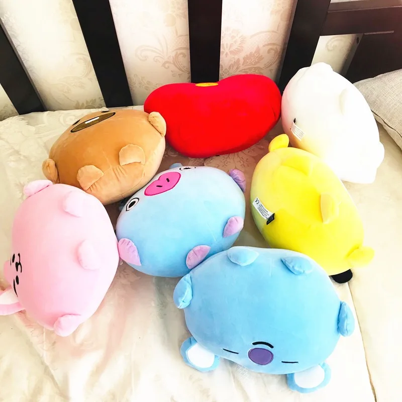 

JCBTS bulletproof youth group Pillow pillow creative cute cartoon pillow nap doll waist office pillow BT21