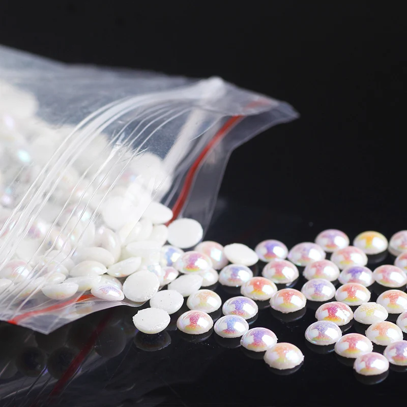 

Hotfix AB White Bead Rhinestones Glue On Strass DIY Decoration Ceramic Pearl Rhinestone Sewn Applique For Nail Hot Fix Craft F