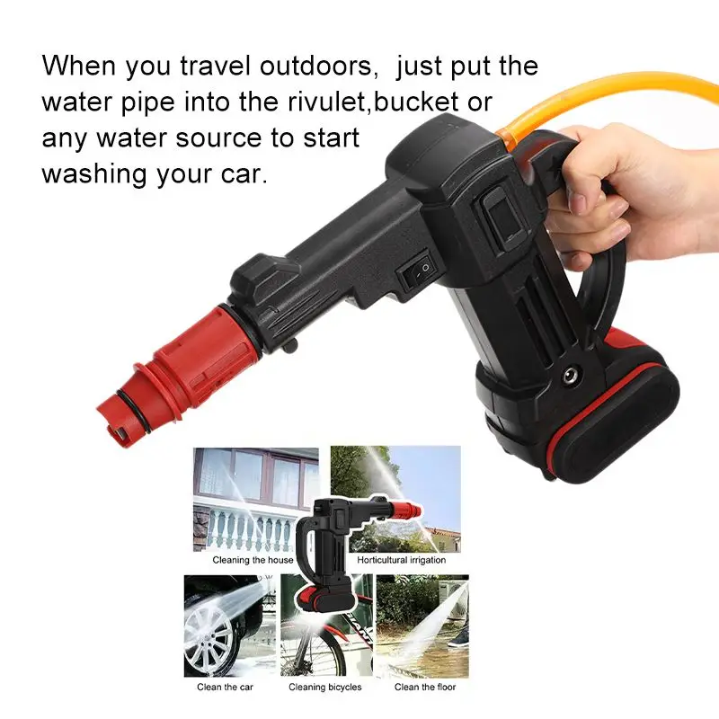 Купить Беспроводной водяной пистолет высокого давления для мойки автомобиля, портативный мойщик высокого давления, Машина для мойки автомобиля ... Продажа Беспроводной водяной пистолет высокого давления для мойки автомобиля, портативный мойщик высокого давления, Машина для мойки автомобиля ...