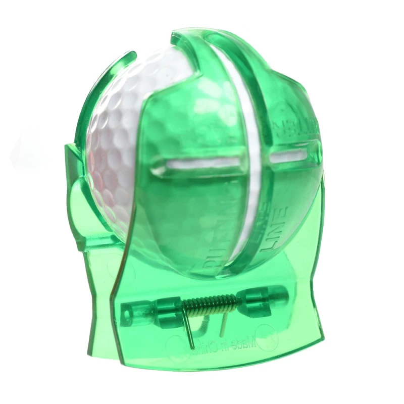 

1PC Golf Scribe Accessories Supplies Pen Template Alignment Transparent Golf Ball Green Line Clip Liner Marker