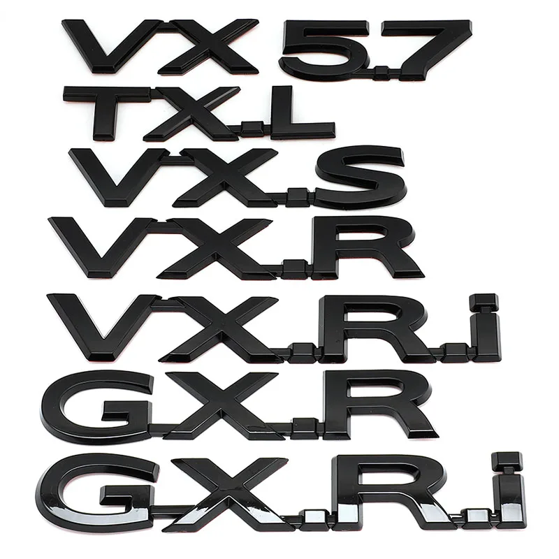 Автомобильная наклейка эмблема значок для VX 5 7 VXR VXS VXR.i Toyota Land Cruiser Prado GXR.i TXL Highlander