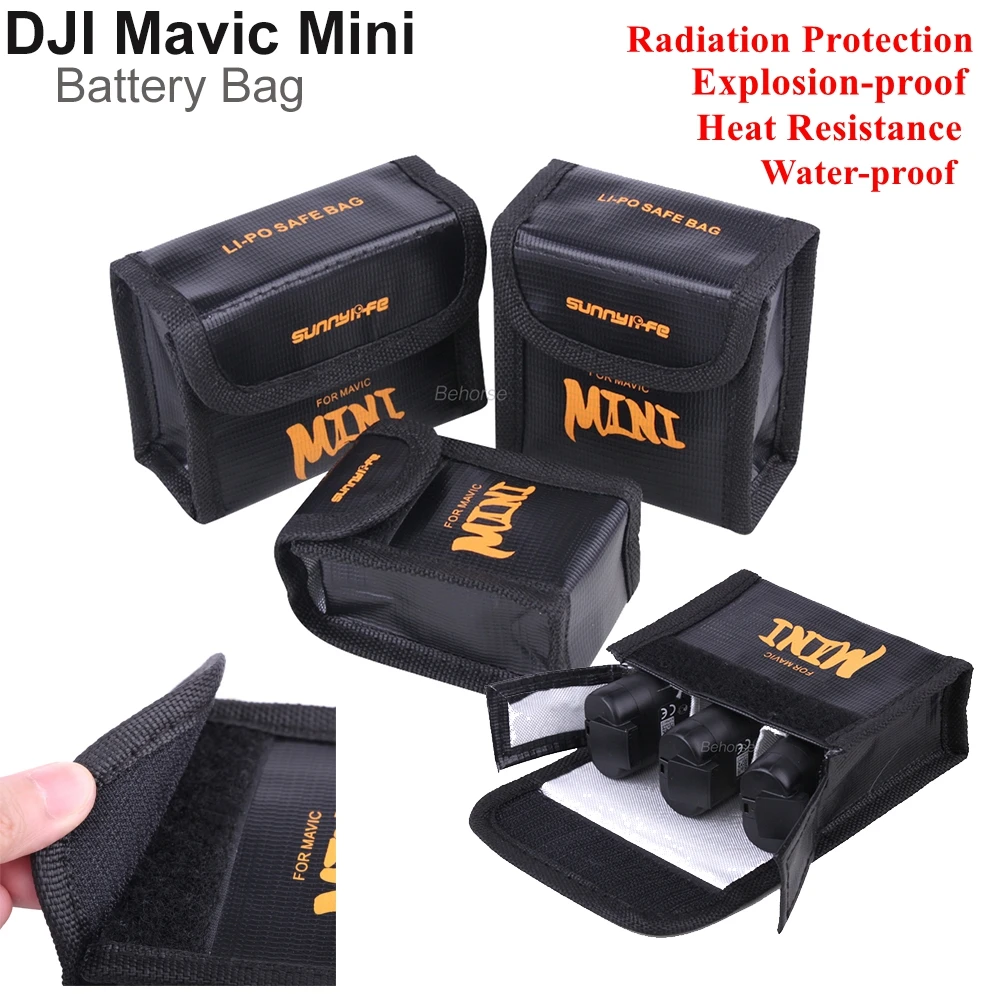 Mavic Mini безопасная сумка для хранения батареи водонепроницаемый взрывозащищенный