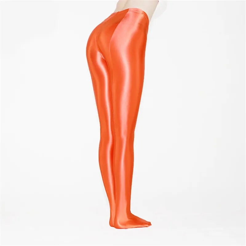 

XCKNY new Satin GLOSSY OPAQUE Pantyhose Shiny Wet look Tights Sexy Stockings Japanese Slim High Waist Thights Women