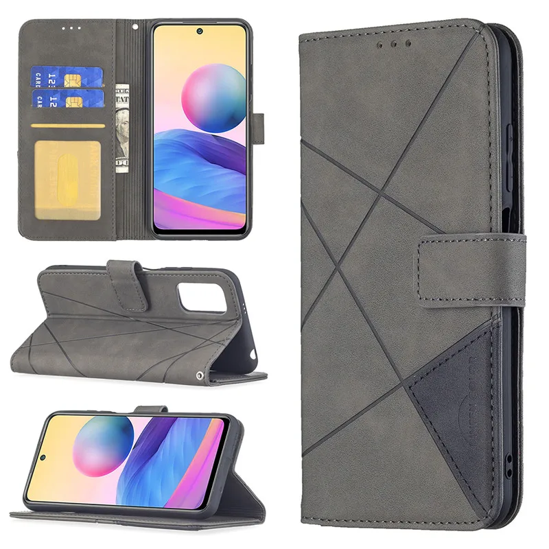 

New Luxury Leather Phone Case On For Xiaomi Poco X3 GT Gaming Funda sFor Xiomi PocoX3 M3 Pro F3 GT 5G C3 NFC Wallet Flip Cover C