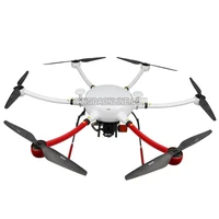 long range gas powered hybrid drone for survey and inspection and rescue