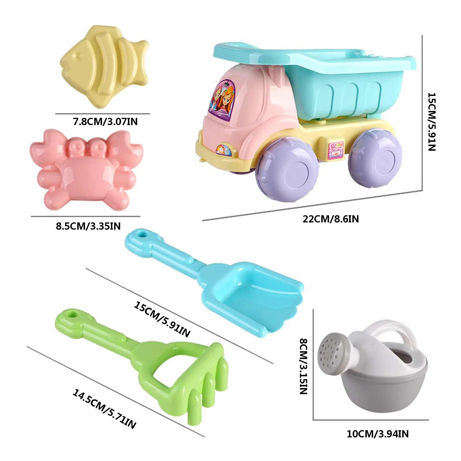 

Beach Children's Toy Castle Bucket Shovel Spade Tool Toy juguetes playa plage Playing in the sand Fidget toy