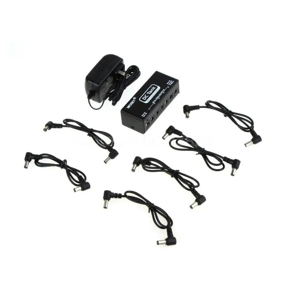 Мини-педаль для гитарных эффектов Mosky 9 В источник питания 6 педалей выходов