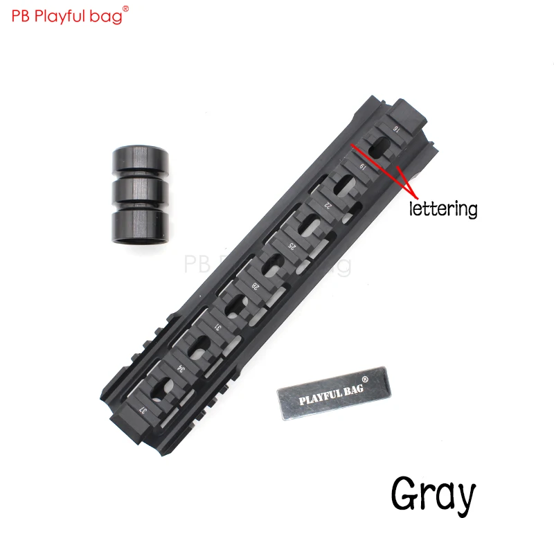 9.5 inch gray Новая уличная спортивная тактическая игрушка MK4 улучшенный материал Fishbone handguard Jinming TTM M4 FTM водная бомба модификация OD71 - Цвет: 9.5 inch gray