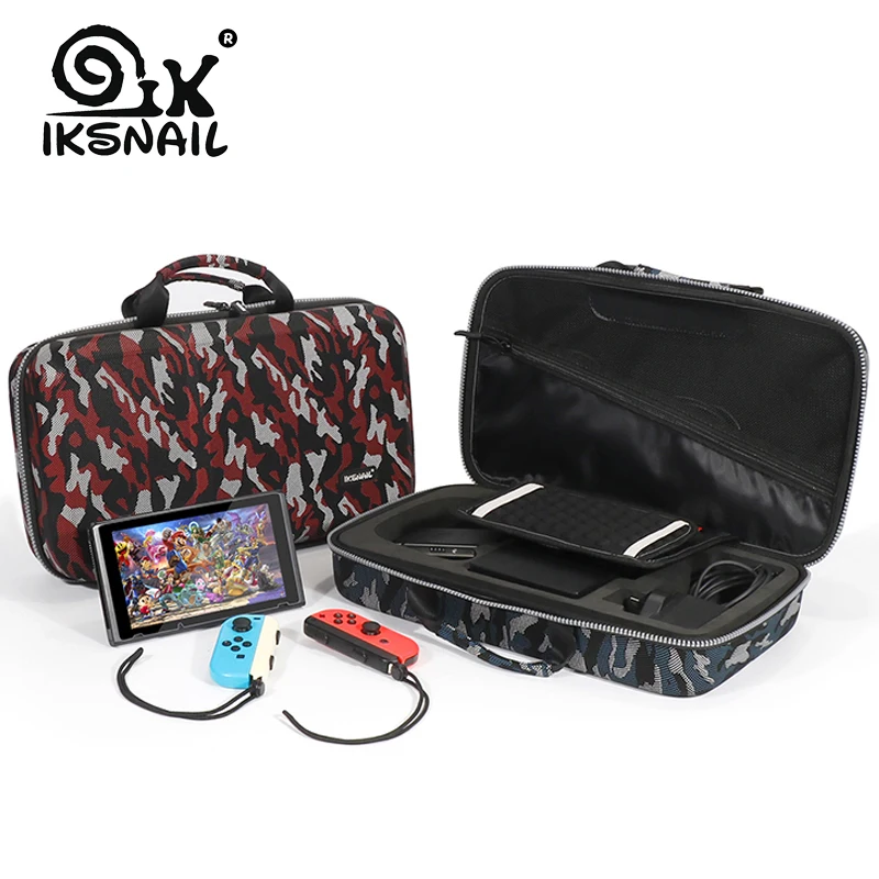 

IKSNAIL Storage Bag For Nintend Switch Lite Nintendo Switch Console Case Durable Nitendo Case For NS Nintendo Switch Accessories