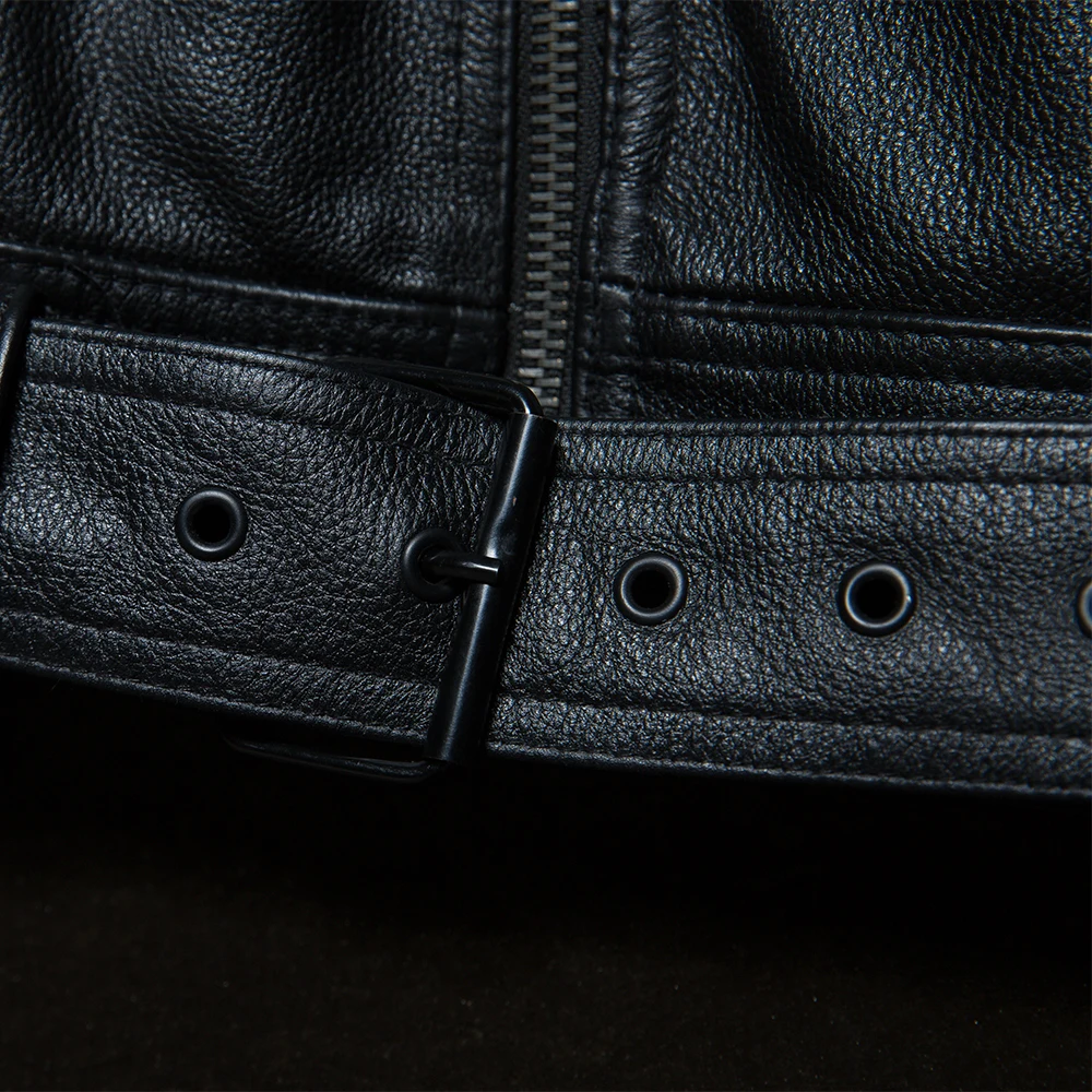 

Classic Genuine Leather Vest Men 100% Cowhide Slim Motorcycle Biker Vest Sleeveless Jackets Asian Size Wholesale Drop Shipping