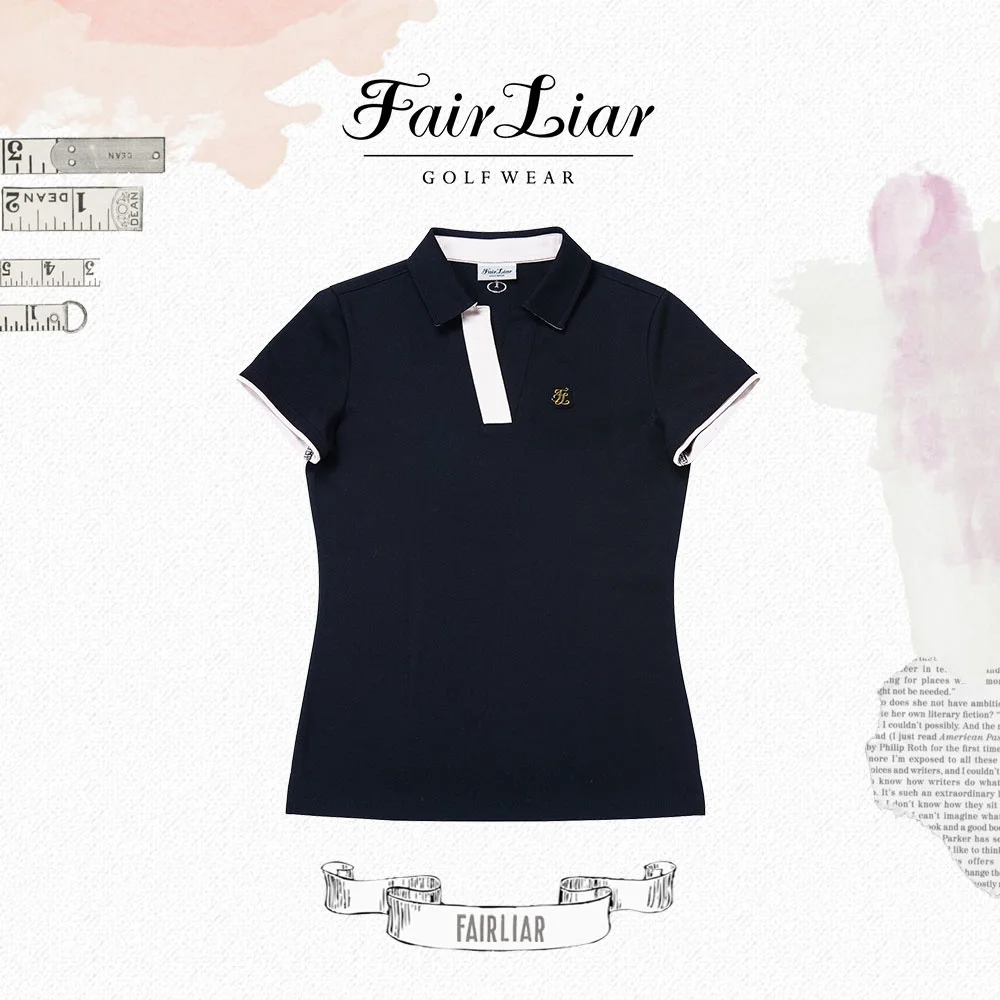 

New Golf Short Sleeves Shirts for Women Lady's Golf Wear Golf Sports Clothes Fashion Golf Brand Shirts High Quality