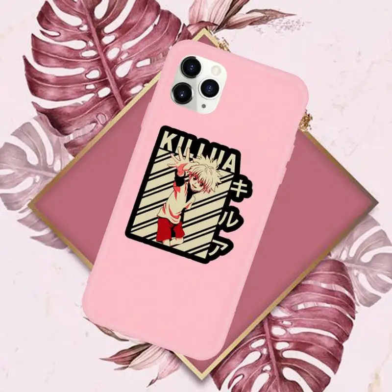 

hunter x hunter Phone Case Candy Color for iPhone 11 12 mini pro XS MAX 8 7 6 6S Plus X SE 2020 XR