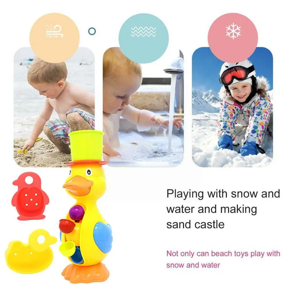 

Детская игрушка для детей, желтая утка для девочек, оптом, детская игрушка для мальчиков, большая ванна P4R8