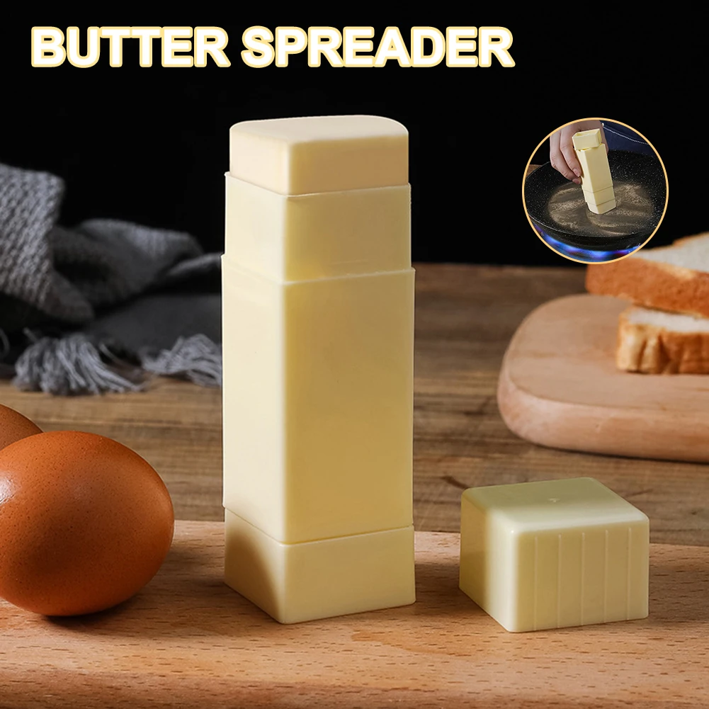 Handy Butter Spreader Holders Roller Sticks Heat Resistance Butter Dispenser Tool With Lid Cheese Keeper Case Home Kitchen Tool