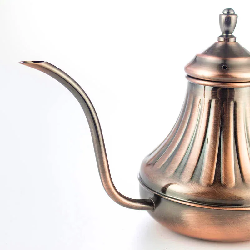 Кофейник ручной работы с тонким горлышком кофейник из высококачественной