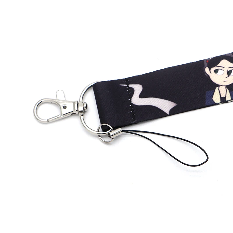 Ривердейл черный ремешок для брелка ID карты пропуск мобильный телефон держатель