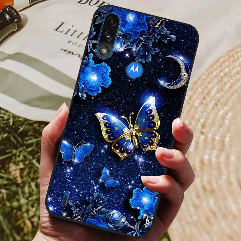 for Moto E7i Power Case Soft Silicone Back Cover TPU Phone Case for Moto E7 Power 4G Bumper Coque E7Power E 7i 7 E7 Shell Fundas