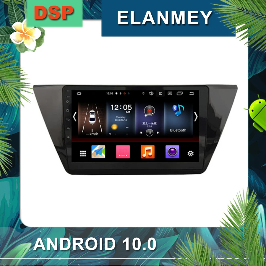 Автомагнитола Tiguan 2017 мультимедийная навигация стерео с DSP головное устройство GPS