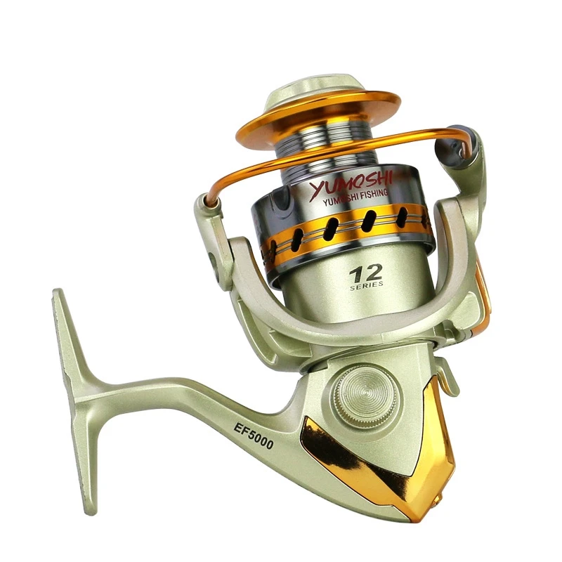 

YINGTOUMAN Metal Spool Spinning Reel 1000-7000 Series Folding Spinning Fishing Reel Fish Wheels Spinning Bait Wheels Ship Bait