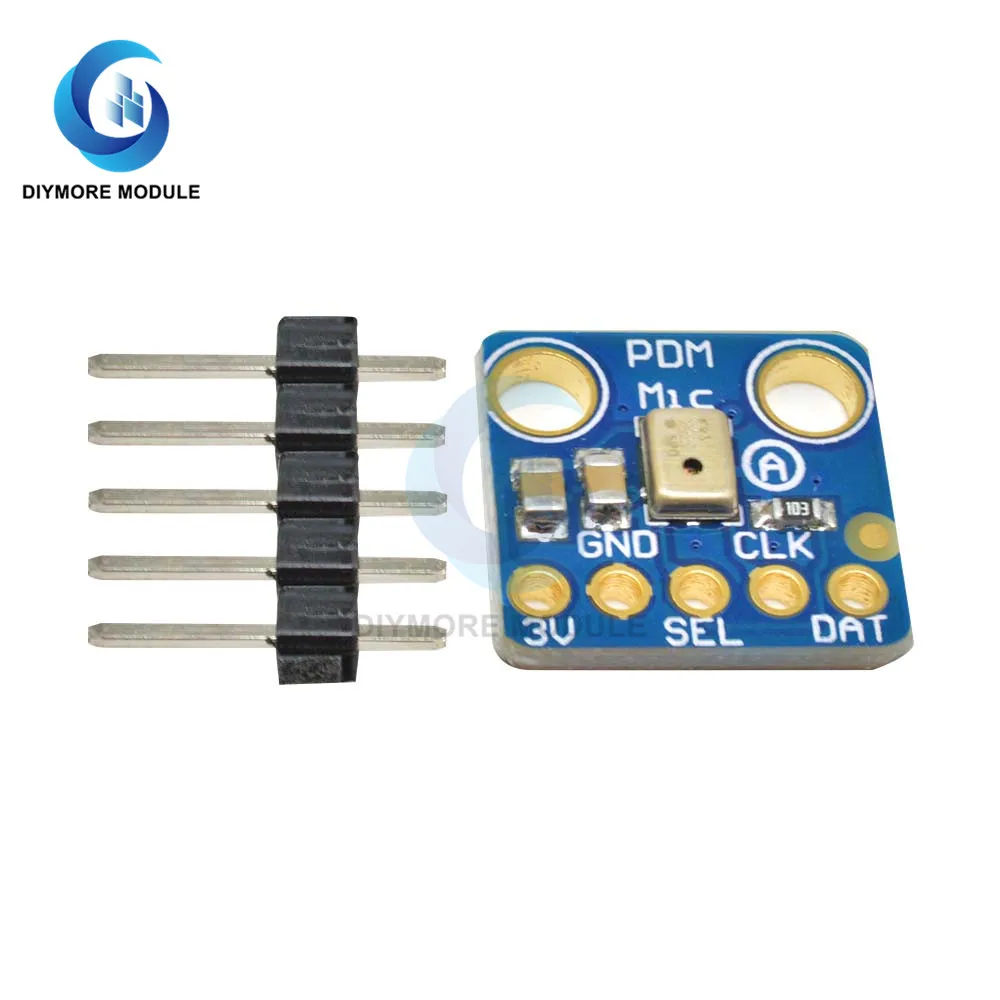 MP34DT01 цифровой микрофонный модуль MEMS интерфейс PDM 1,8-3,3 В 61dB 1-3,25 МГц аудиоплата для мобильного телефона