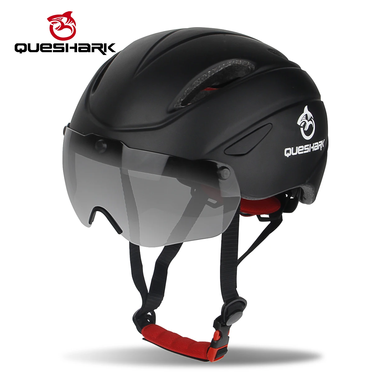 QUESHARK Aero очки велосипедный шлем защитные гоночные велосипедные шлемы горные дорожные велосипедные шлемы с ветрозащитными очками