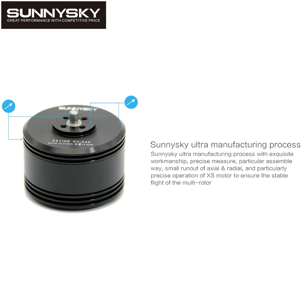 4pcs/lot RC Motor Sunnysky X4112S 340KV/450KV Outrunner Brushless for Multi-rotor Aircraft multi-axis motor | Игрушки и хобби