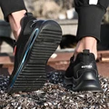 2021 New Work Sneakers Steel Toe Safety Shoes Men Lightweight Work Shoes Indestructible Security Footwear Man Protective Shoes