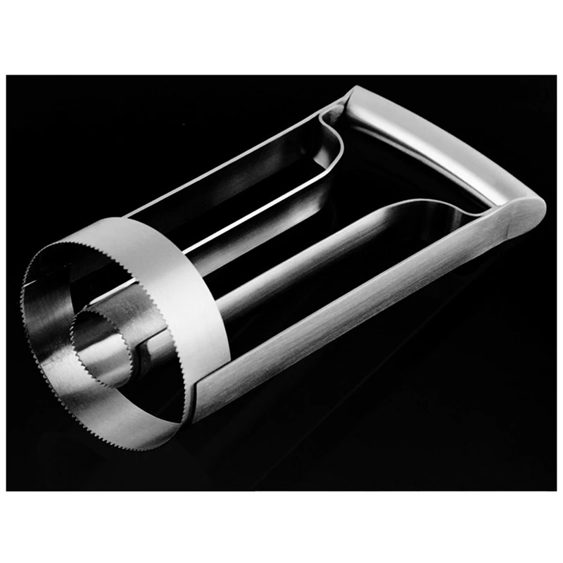 Нож для резки ананасов практичный инструмент из нержавеющей стали с клиновидным