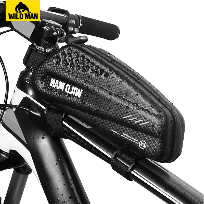 

WILD MAN Mountain Bike Bag Top Tube Pannier Rainproof Waterproof Bicycle Bag Front Cycling Frame Bag Mtb Accesorios Bike Bag