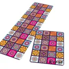 Противоскользящий прикроватный коврик Reese, традиционный русский кухонный коврик с узором, легко чистится, без шаров, Ретро декоративный коврик для дома