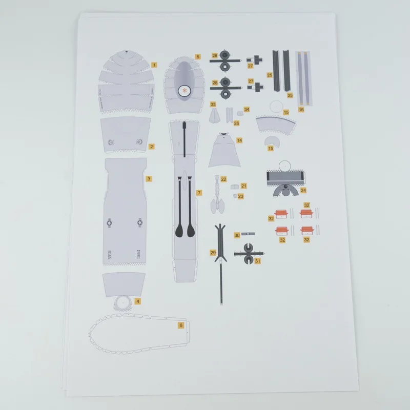 Модель военного самолета 63 см|Картонные конструкторы| |