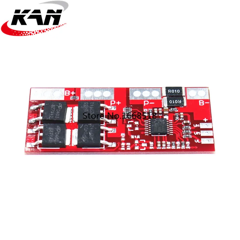 Защитная плата зарядного устройства 18650 BMS для литий ионных аккумуляторов 30 А 14 4 В