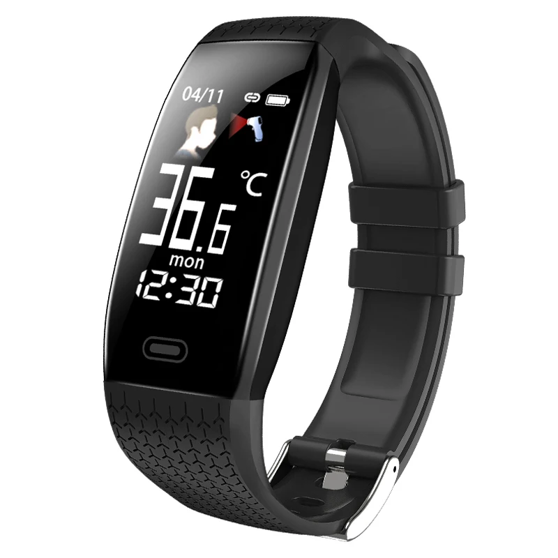 2020 Смарт часы T5 тела Температура Водонепроницаемый фитнес напоминание
