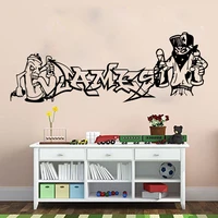 custom name graffiti street wall sticker boy room nursery personalized name graffiti wall decal bedroom kids room vinyl decor