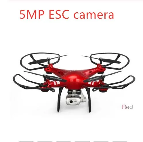 Профессиональный Квадрокоптер Дроны с HD камерой Wifi FPV RC вертолет телеуправляемый четырехосный самолет аэрофотосъемка игрушки подарок - Color: red