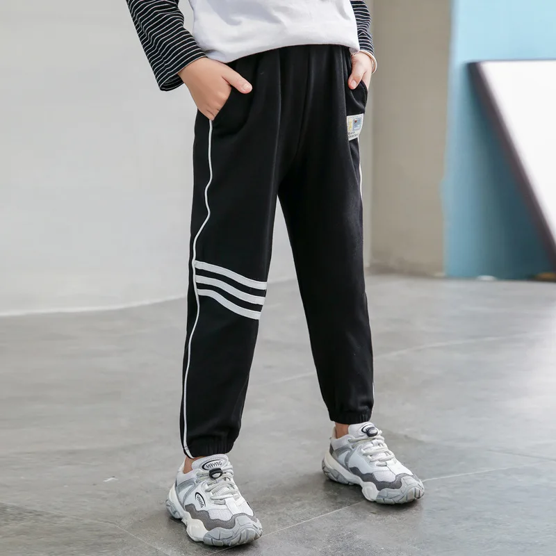 

Boys Sport Pants Autumn Spring Cotton Long Boys Joggers Pant Teenage Children Clothes For Boys 2-14 Year