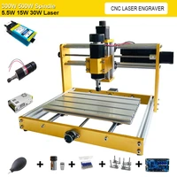 brand new 3018plus laser engraving machine diy desktop laser engravers 5 5w 30w power with high power spindle cnc wood routers